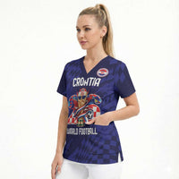 World Football Croatia 2026 Personalized Scrub Top Mala Zemlja Veliki Snovi