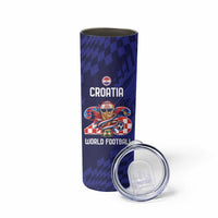 World Football Croatia 2026 Personalized Skinny Tumbler Mala Zemlja Veliki Snovi