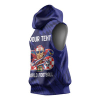 World Football Croatia 2026 Personalized Sleeveless Hoodie Mala Zemlja Veliki Snovi