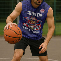 World Football Croatia 2026 Personalized Sleeveless Hoodie Mala Zemlja Veliki Snovi