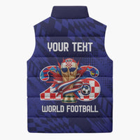World Football Croatia 2026 Personalized Sleeveless Puffer Jacket Mala Zemlja Veliki Snovi