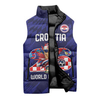 World Football Croatia 2026 Personalized Sleeveless Puffer Jacket Mala Zemlja Veliki Snovi