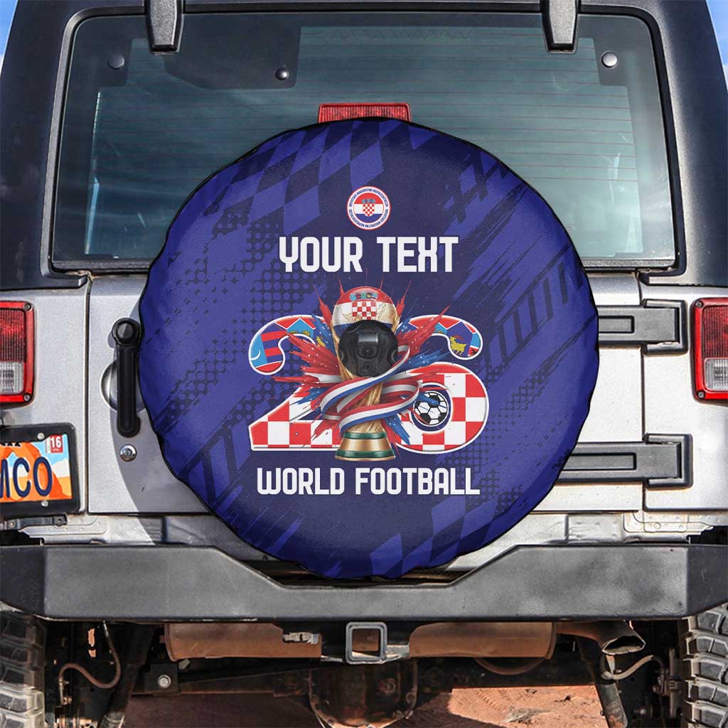 World Football Croatia 2026 Personalized Spare Tire Cover Mala Zemlja Veliki Snovi