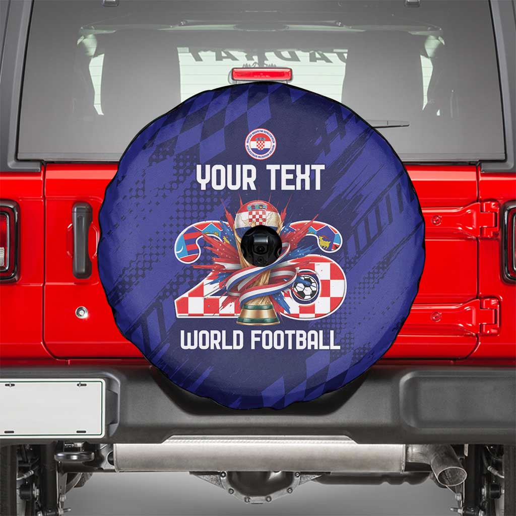 World Football Croatia 2026 Personalized Spare Tire Cover Mala Zemlja Veliki Snovi