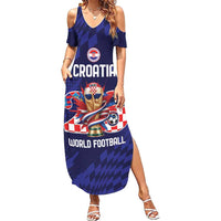 World Football Croatia 2026 Personalized Summer Maxi Dress Mala Zemlja Veliki Snovi