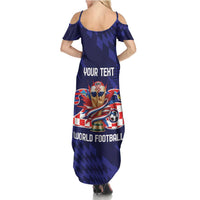 World Football Croatia 2026 Personalized Summer Maxi Dress Mala Zemlja Veliki Snovi
