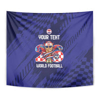 World Football Croatia 2026 Personalized Tapestry Mala Zemlja Veliki Snovi