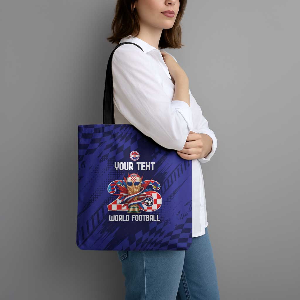World Football Croatia 2026 Personalized Tote Bag Mala Zemlja Veliki Snovi