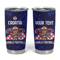 World Football Croatia 2026 Personalized Tumbler Cup Mala Zemlja Veliki Snovi