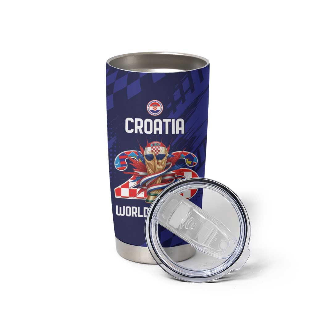 World Football Croatia 2026 Personalized Tumbler Cup Mala Zemlja Veliki Snovi