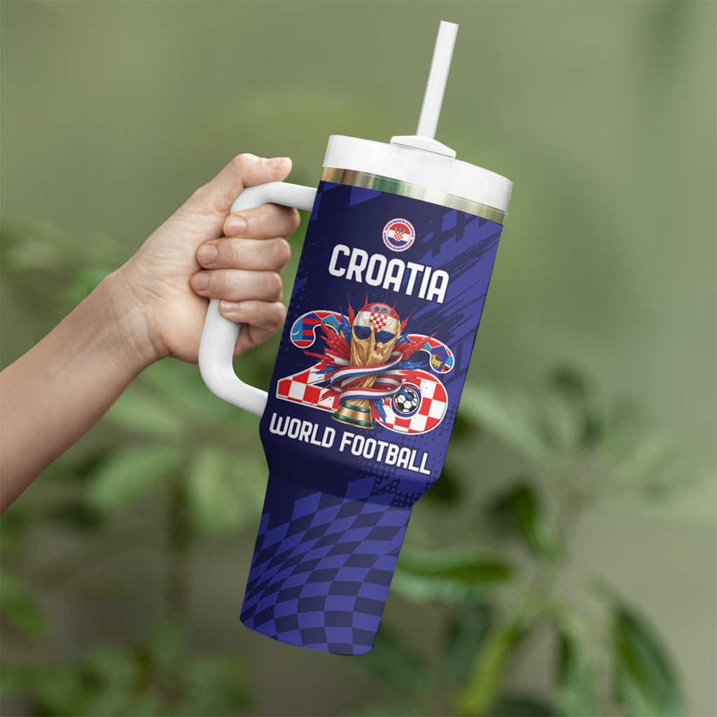 World Football Croatia 2026 Personalized Tumbler With Handle Mala Zemlja Veliki Snovi
