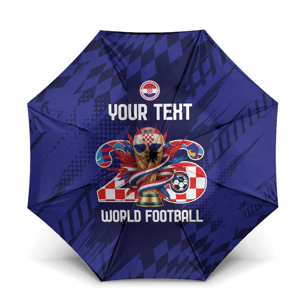 World Football Croatia 2026 Personalized Umbrella Mala Zemlja Veliki Snovi