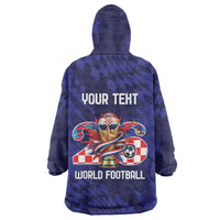 World Football Croatia 2026 Personalized Wearable Blanket Hoodie Mala Zemlja Veliki Snovi