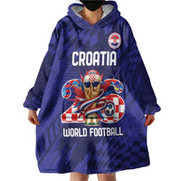 World Football Croatia 2026 Personalized Wearable Blanket Hoodie Mala Zemlja Veliki Snovi