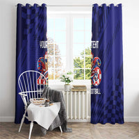 World Football Croatia 2026 Personalized Window Curtain Mala Zemlja Veliki Snovi
