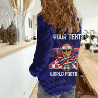 World Football Croatia 2026 Personalized Women Casual Shirt Mala Zemlja Veliki Snovi