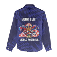 World Football Croatia 2026 Personalized Women Casual Shirt Mala Zemlja Veliki Snovi