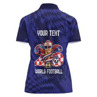 World Football Croatia 2026 Personalized Women Polo Shirt Mala Zemlja Veliki Snovi