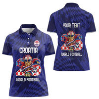World Football Croatia 2026 Personalized Women Polo Shirt Mala Zemlja Veliki Snovi