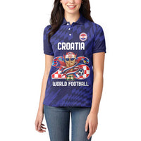 World Football Croatia 2026 Personalized Women Polo Shirt Mala Zemlja Veliki Snovi