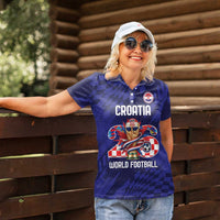 World Football Croatia 2026 Personalized Women Polo Shirt Mala Zemlja Veliki Snovi