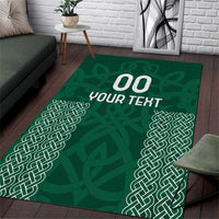 Custom Ireland Rugby Area Rug Come On Shamrock