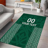Custom Ireland Rugby Area Rug Come On Shamrock