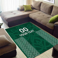 Custom Ireland Rugby Area Rug Come On Shamrock