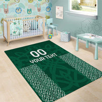Custom Ireland Rugby Area Rug Come On Shamrock