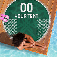 Custom Ireland Rugby Beach Blanket Come On Shamrock