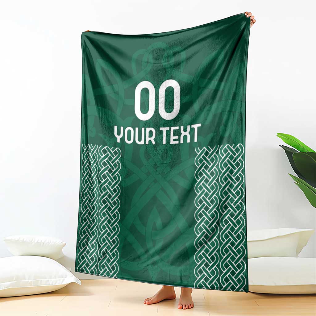 Custom Ireland Rugby Blanket Come On Shamrock