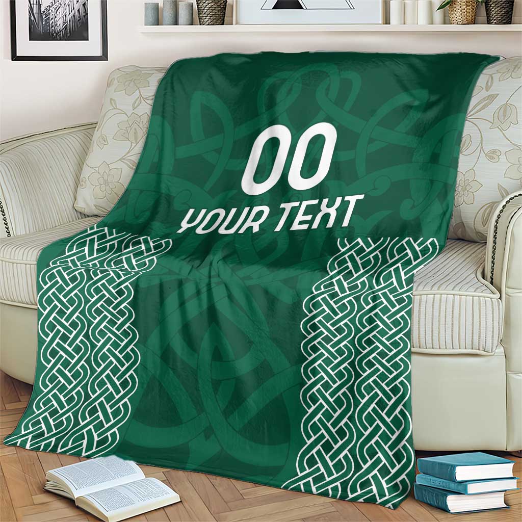 Custom Ireland Rugby Blanket Come On Shamrock