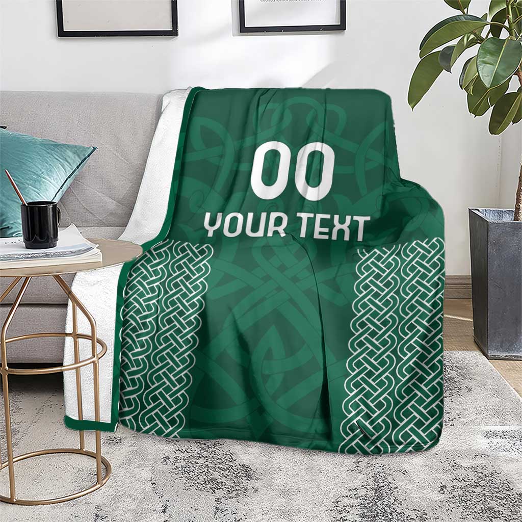 Custom Ireland Rugby Blanket Come On Shamrock