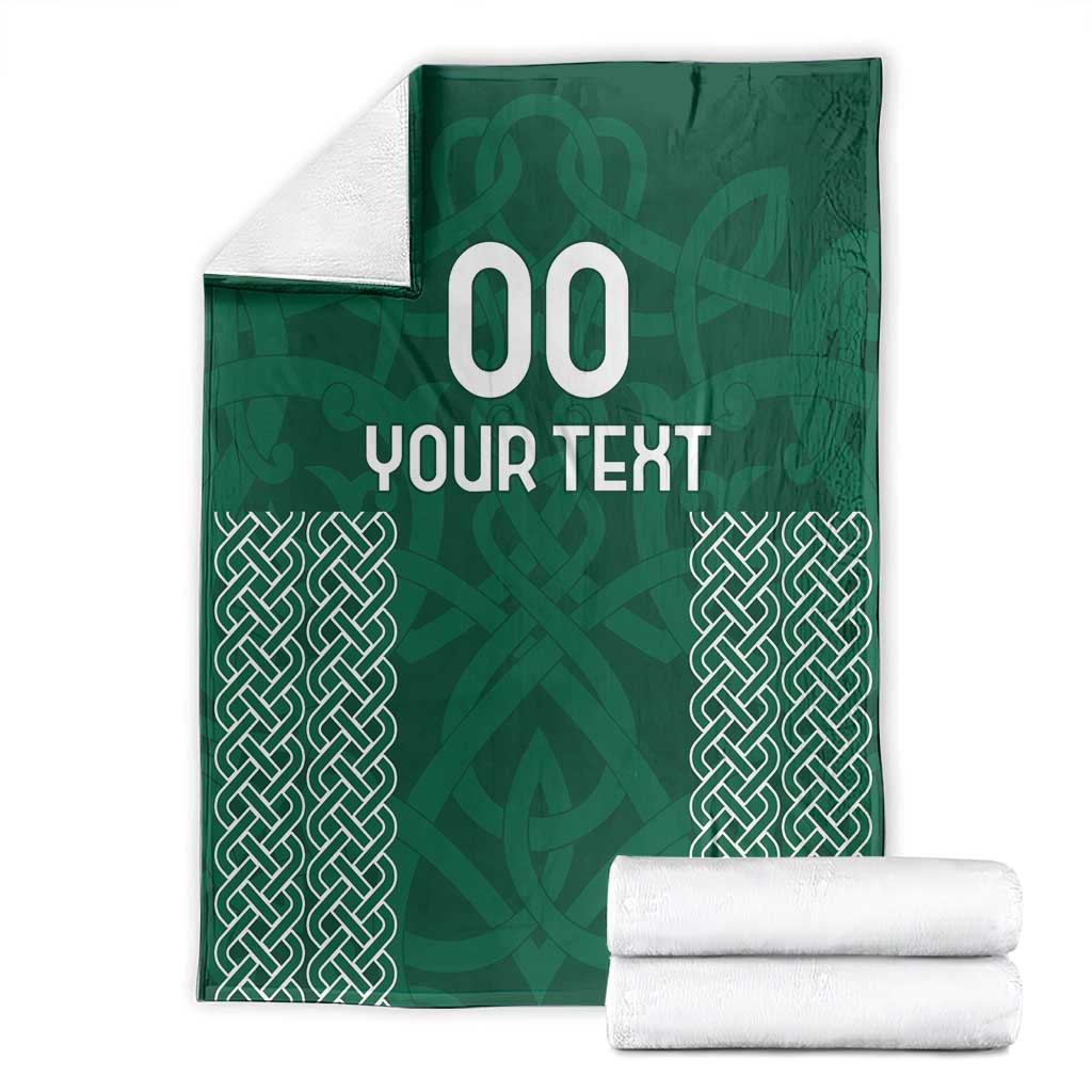 Custom Ireland Rugby Blanket Come On Shamrock