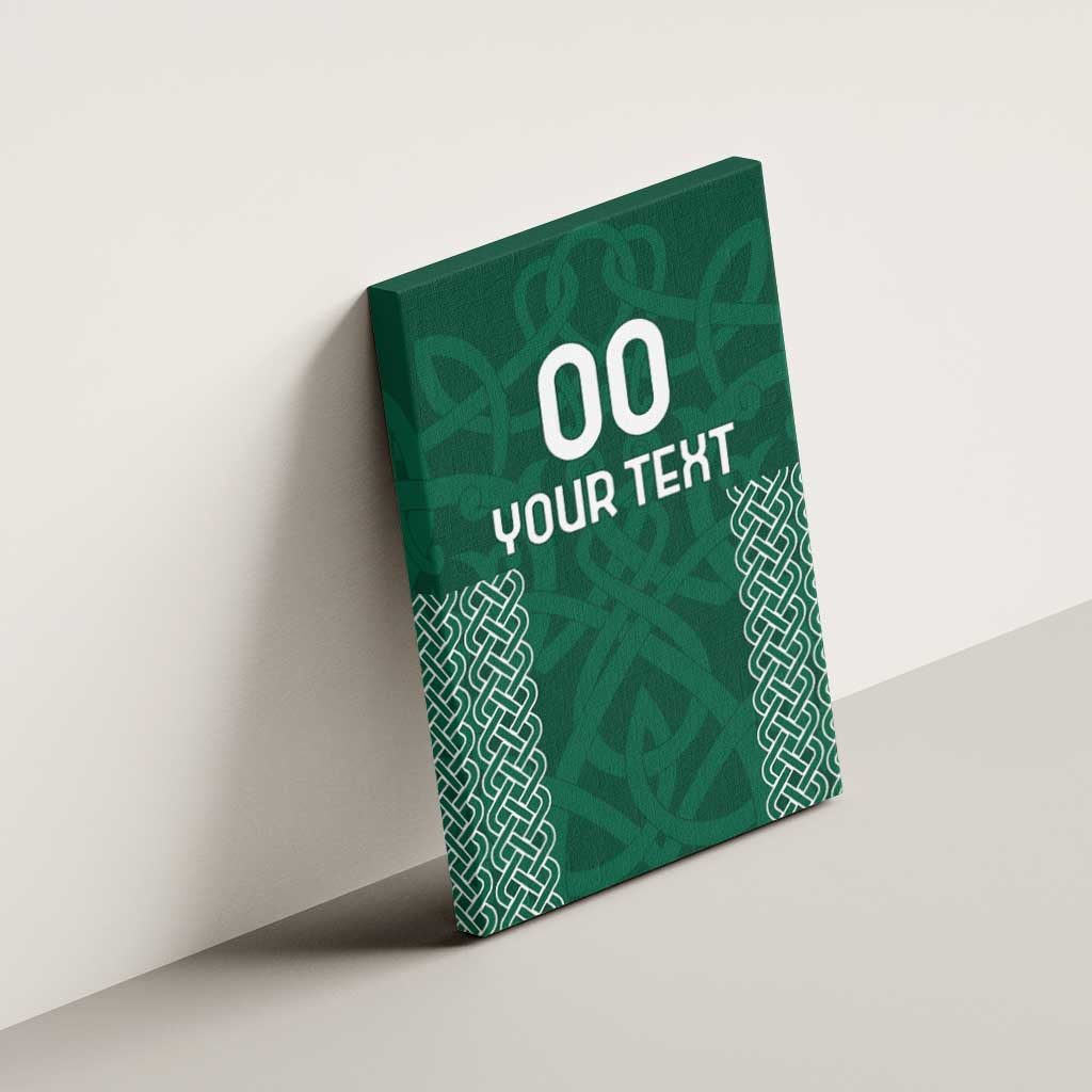 Custom Ireland Rugby Canvas Wall Art Come On Shamrock