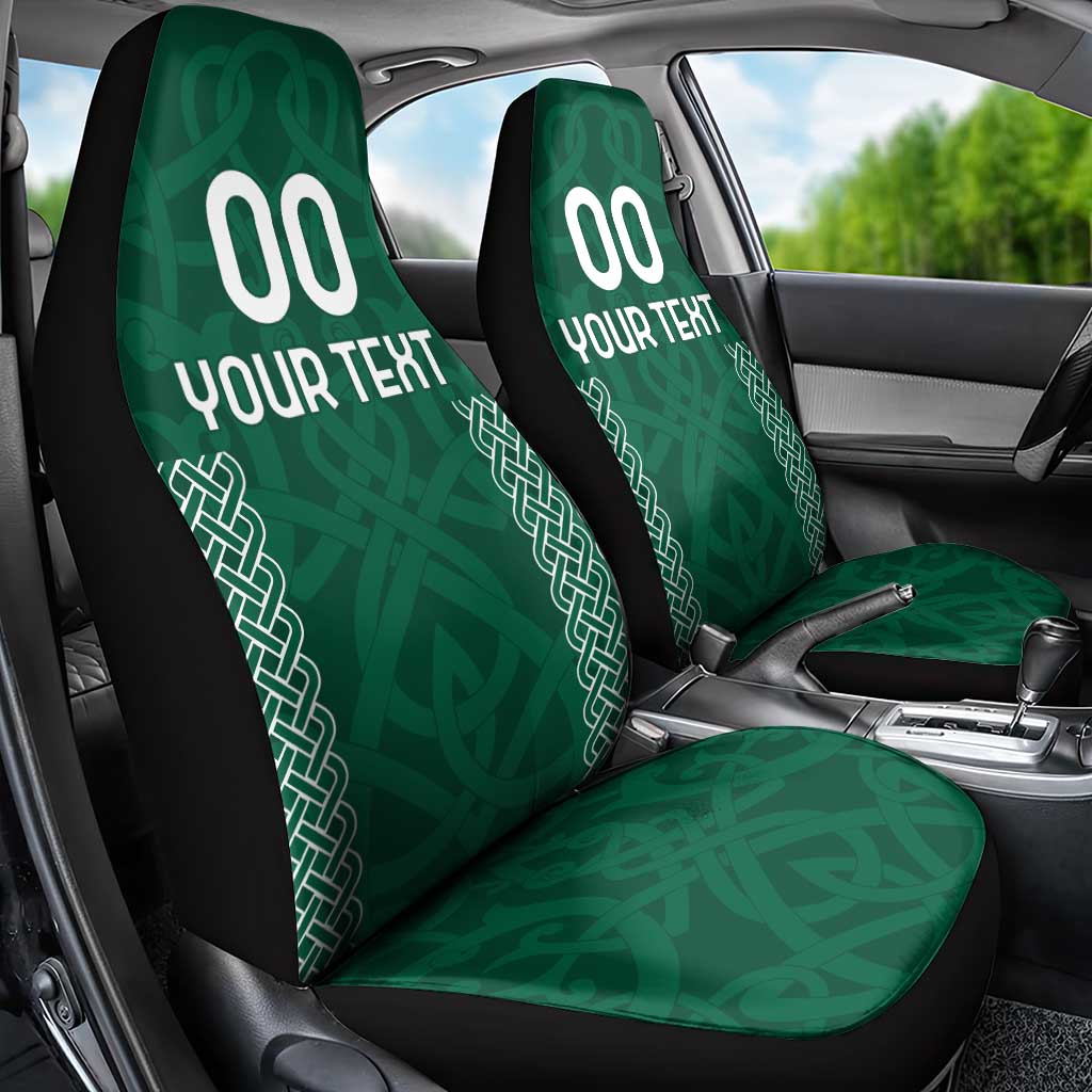 Custom Ireland Rugby Car Seat Cover Come On Shamrock