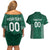 Custom Ireland Rugby Couples Matching Off Shoulder Short Dress and Hawaiian Shirt Come On Shamrock