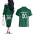 Custom Ireland Rugby Couples Matching Off The Shoulder Long Sleeve Dress and Hawaiian Shirt Come On Shamrock