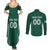 Custom Ireland Rugby Couples Matching Summer Maxi Dress and Long Sleeve Button Shirt Come On Shamrock