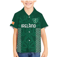 Custom Ireland Rugby Family Matching Mermaid Dress and Hawaiian Shirt Come On Shamrock