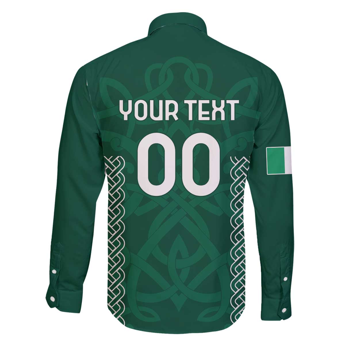 Custom Ireland Rugby Family Matching Off The Shoulder Long Sleeve Dress and Hawaiian Shirt Come On Shamrock