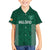 Custom Ireland Rugby Family Matching Off Shoulder Short Dress and Hawaiian Shirt Come On Shamrock
