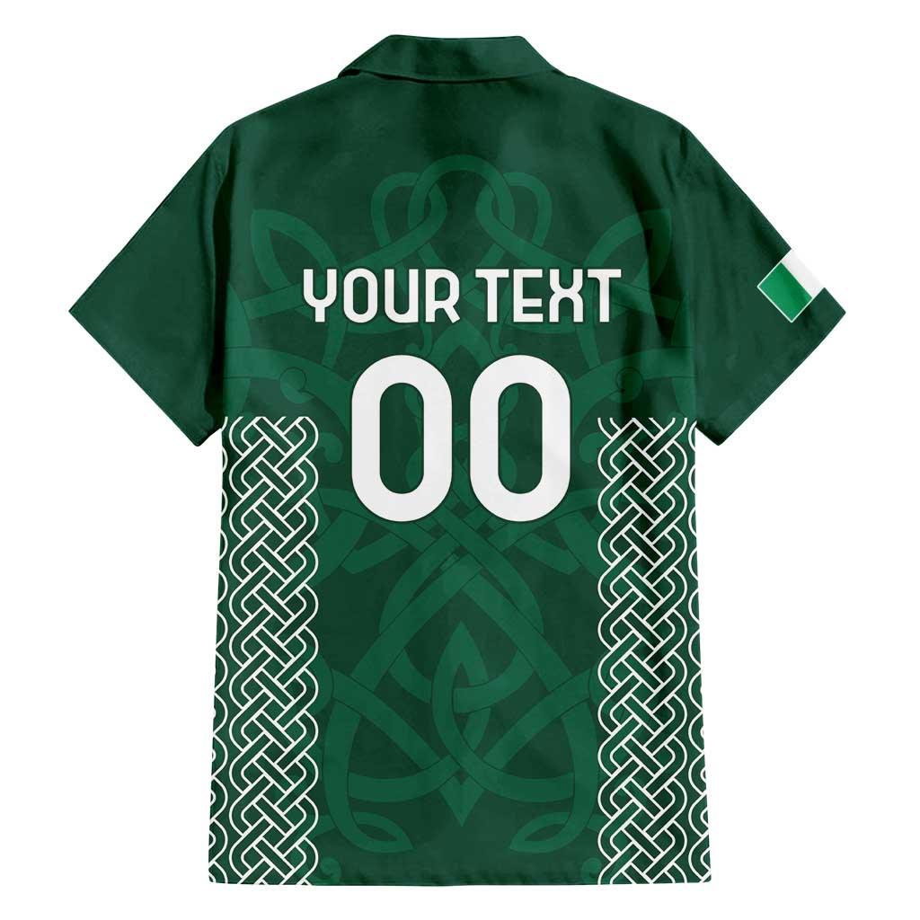 Custom Ireland Rugby Family Matching Puletasi and Hawaiian Shirt Come On Shamrock