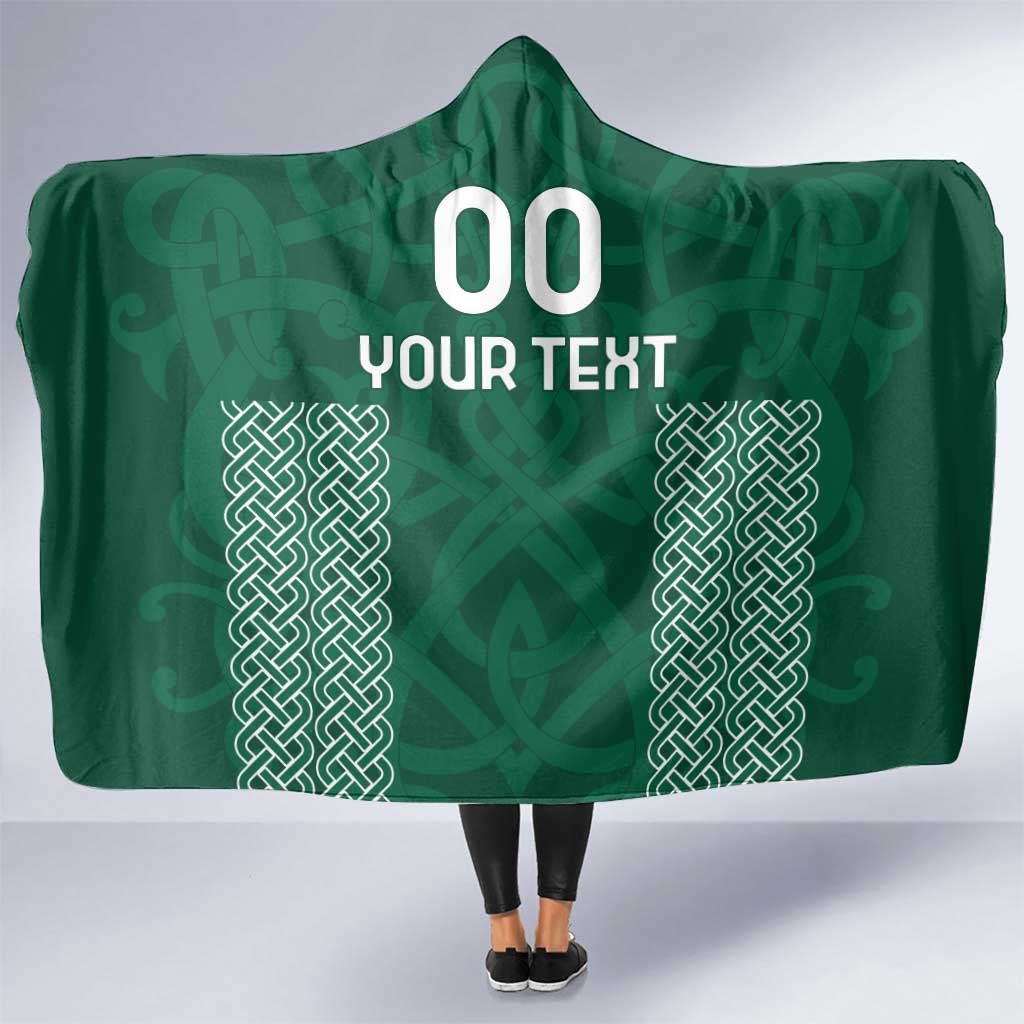 Custom Ireland Rugby Hooded Blanket Come On Shamrock