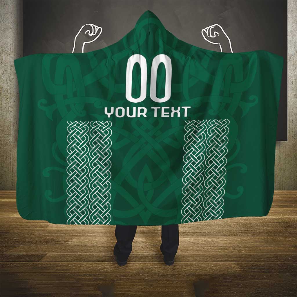 Custom Ireland Rugby Hooded Blanket Come On Shamrock