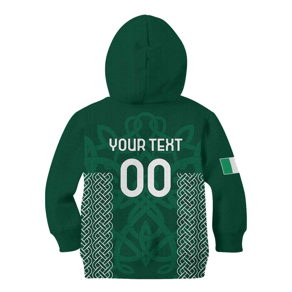 Custom Ireland Rugby Kid Hoodie Come On Shamrock