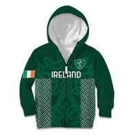 Custom Ireland Rugby Kid Hoodie Come On Shamrock