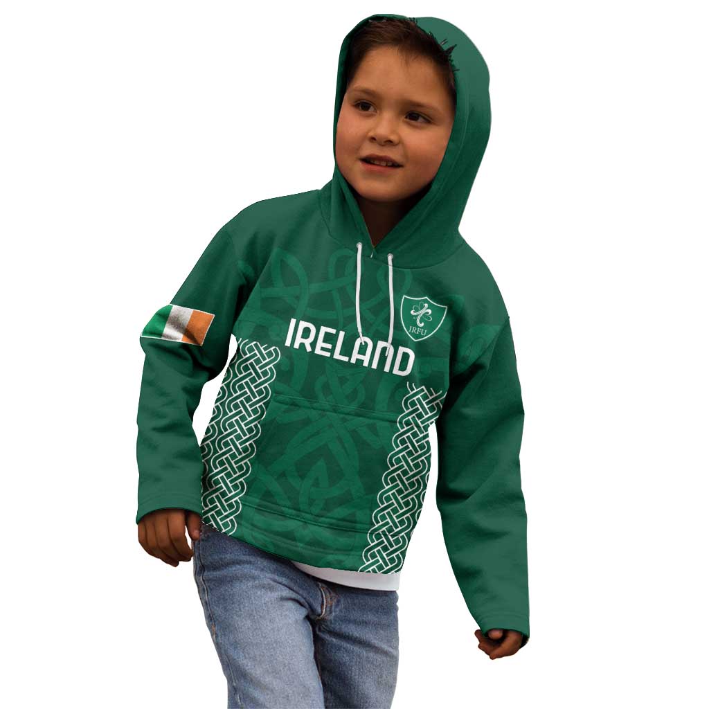 Custom Ireland Rugby Kid Hoodie Come On Shamrock