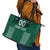 Custom Ireland Rugby Leather Tote Bag Come On Shamrock