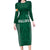 Custom Ireland Rugby Long Sleeve Bodycon Dress Come On Shamrock